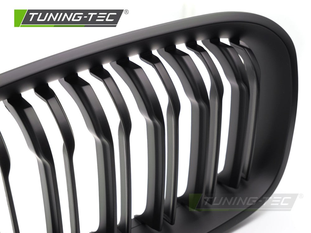 Griglia Doppia Barra Nera Opaca per BMW Serie 1 (F20 / F21) 2011-2014