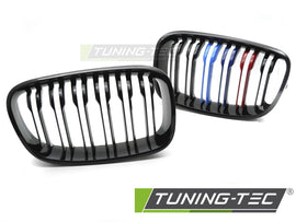 Griglia Doppia Barra Nera per BMW Serie 1 F20 F21 2011-2014