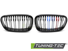 Carica l'immagine nel visualizzatore di Gallery, Griglia Sportiva Nera Doppia Barra per BMW Serie 1 (F20 / F21) 2011-2014