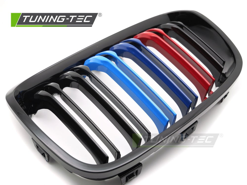 Griglia Sportiva Nera Doppia Barra per BMW Serie 1 (F20 / F21) 2011-2014