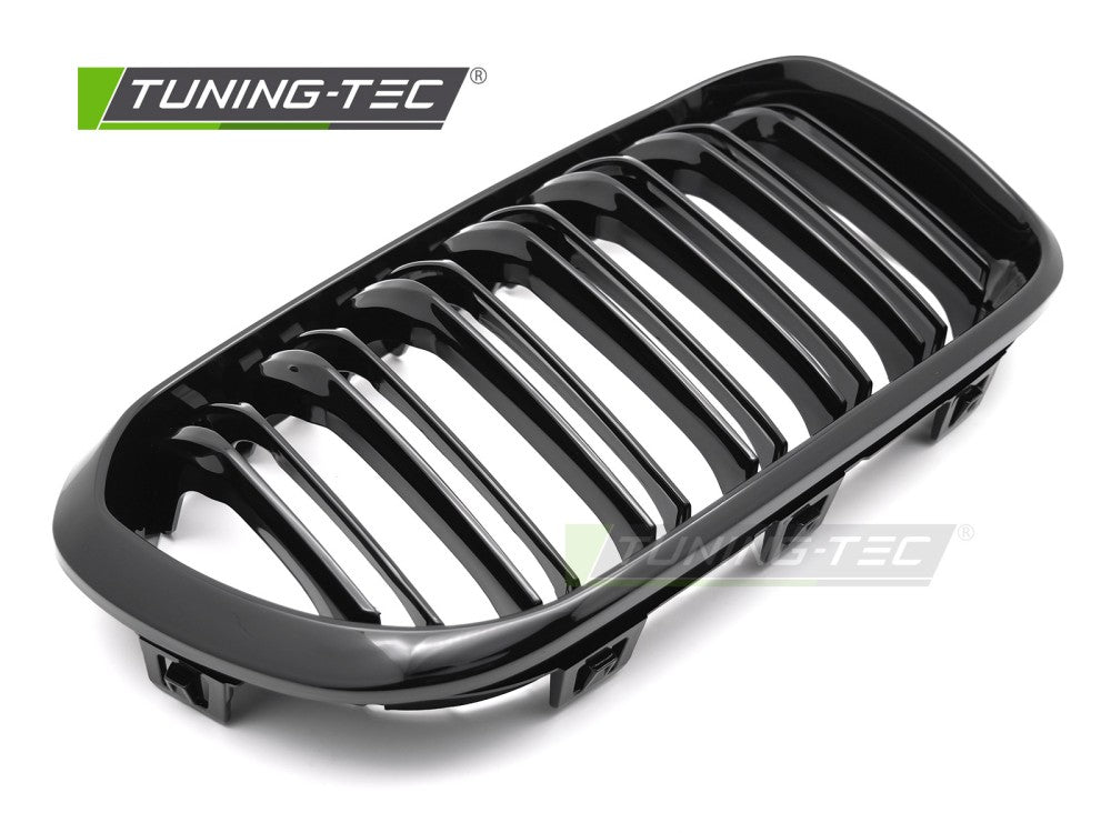 Griglia Sportiva Nera Lucida Doppia Barra per BMW Serie 1 (F20 / F21 Facelift) 2015-2018