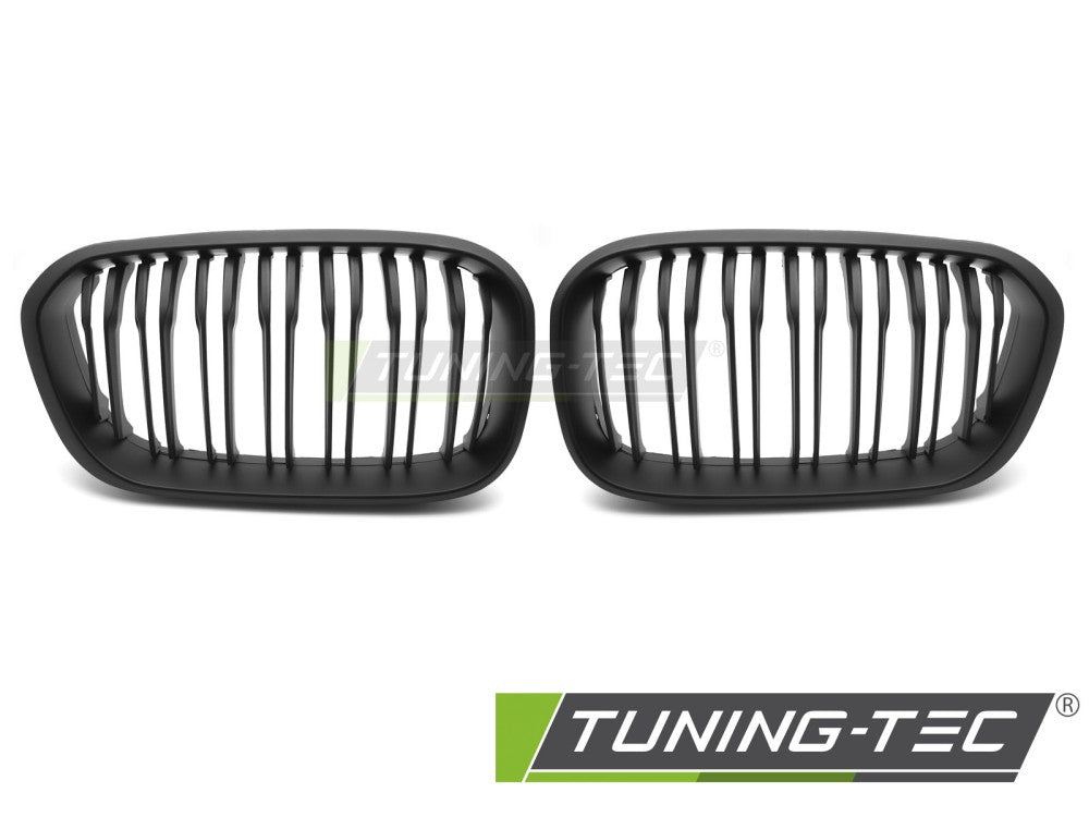 Griglia Doppia Barra Nera Opaca per BMW Serie 1 (F20 / F21 Facelift) 2015-2018 – cod. GRBMG4