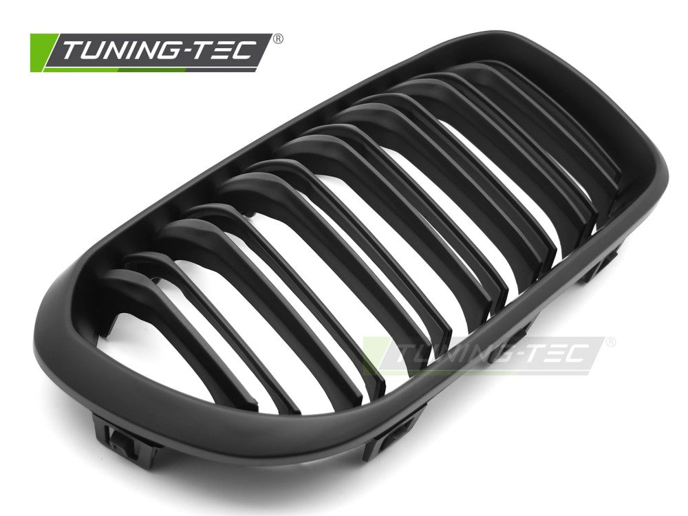 Griglia Doppia Barra Nera Opaca per BMW Serie 1 (F20 / F21 Facelift) 2015-2018 – cod. GRBMG4