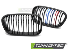 Carica l'immagine nel visualizzatore di Gallery, Griglia Sportiva Nera Lucida Doppia Barra per BMW Serie 1 (F20 / F21 Facelift) 2015-2018