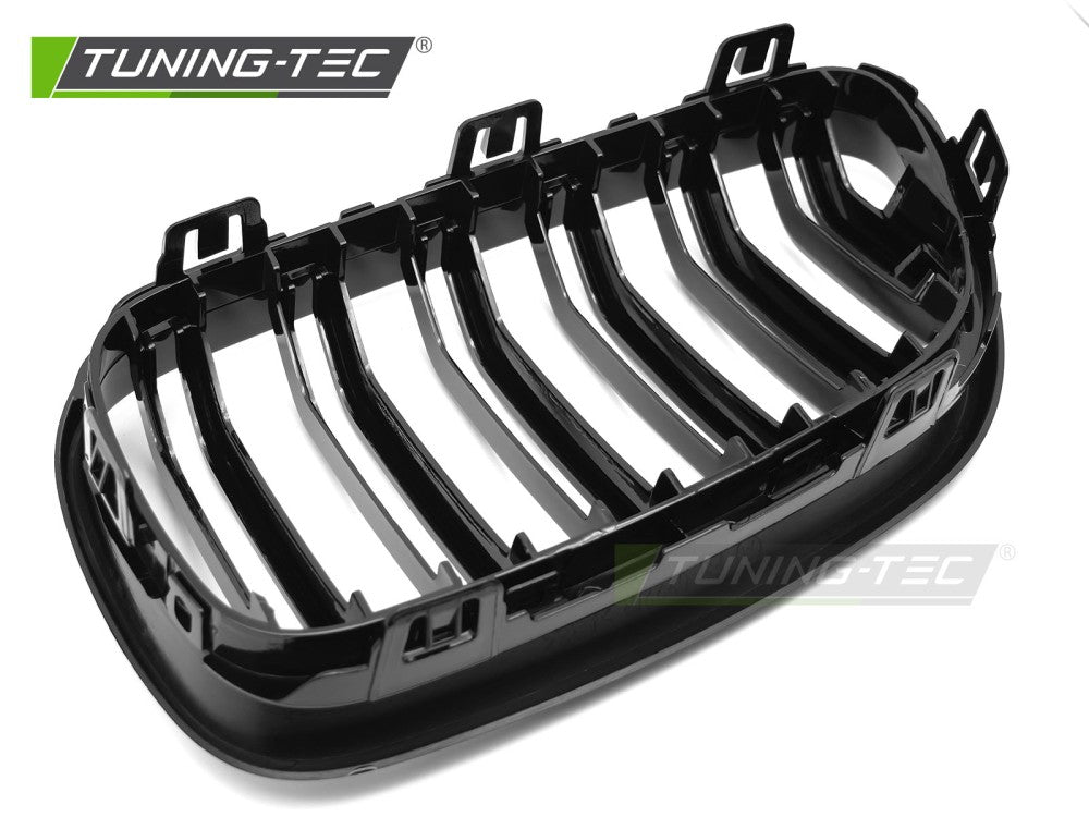 Griglia Sportiva Nera Lucida Doppia Barra per BMW Serie 2 (F22 / F23) 2013-2021