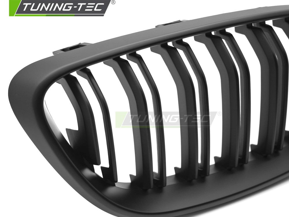 Griglia Doppia Barra Nera Opaca per BMW Serie 2 (F22 / F23) 2013-2021 Coupé, Cabrio