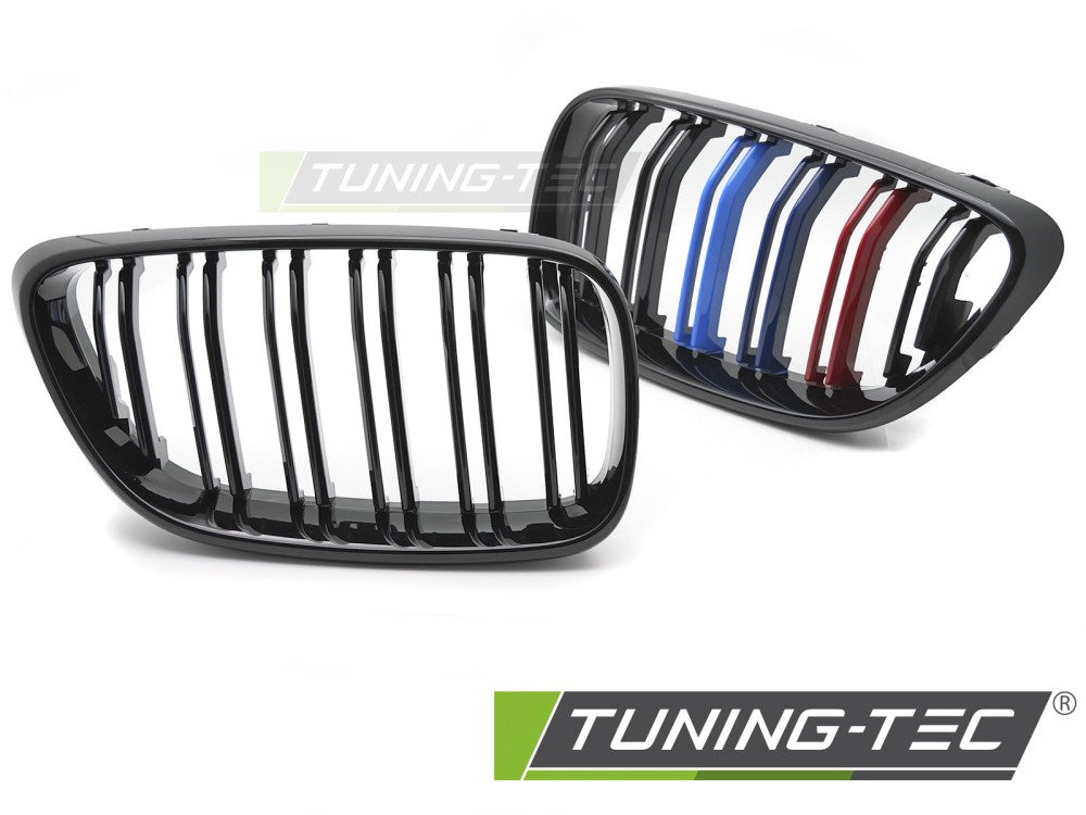Griglia Sportiva Nera Doppia Barra per BMW Serie 2 (F22 / F23) 2013-2021