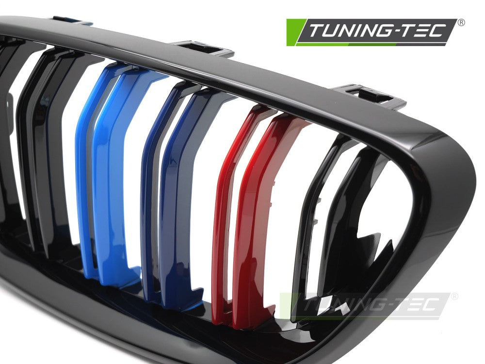 Griglia Sportiva Nera Doppia Barra per BMW Serie 2 (F22 / F23) 2013-2021