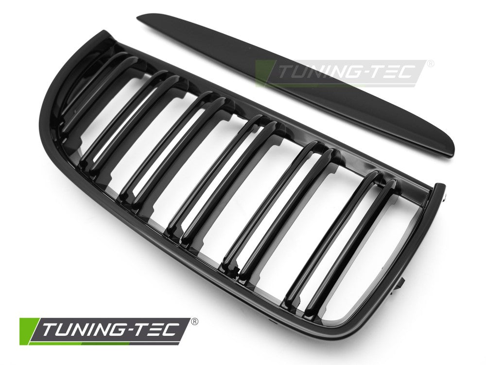 Griglia Sportiva Nera Lucida Doppia Barra per BMW Serie 3 (E90 / E91) 2005-2008
