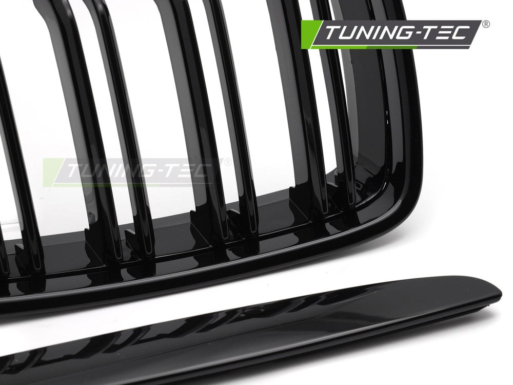 Griglia Sportiva Nera Lucida Doppia Barra per BMW Serie 3 (E90 / E91) 2005-2008
