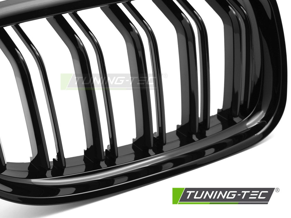 Griglia Sportiva Nera Lucida Doppia Barra per BMW Serie 3 (E90 / E91 Facelift) 2009-2011