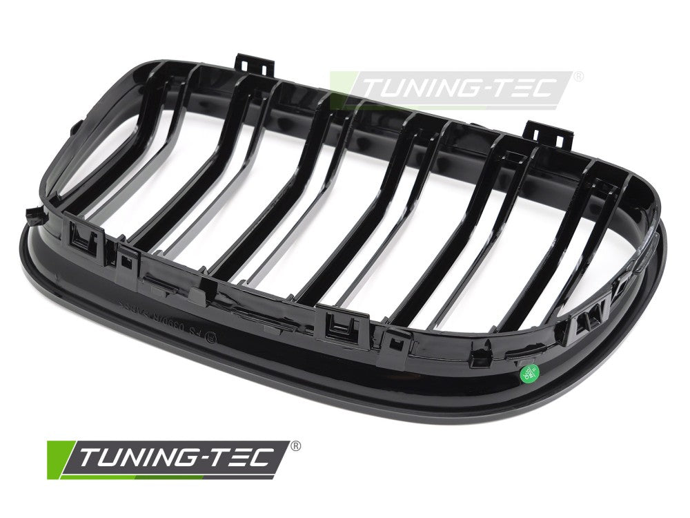 Griglia Sportiva Nera Lucida Doppia Barra per BMW Serie 3 (E90 / E91 Facelift) 2009-2011