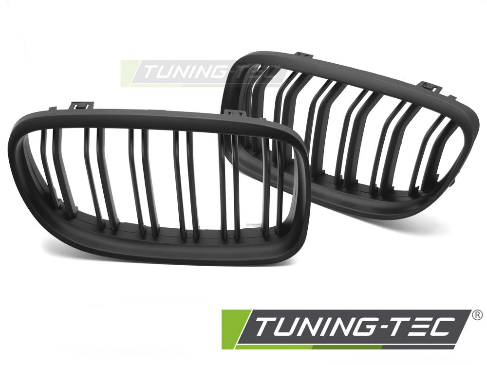 Griglia Sportiva Nera Opaca Doppia Barra per BMW Serie 3 (E90 / E91 Facelift) 2009-2011
