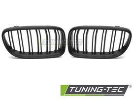 Griglia Doppia Barra Nera Opaca per BMW Serie 3 E90 LCI Berlina / E91 LCI Station Wagon 2009-2011