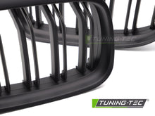 Carica l'immagine nel visualizzatore di Gallery, Griglia Doppia Barra Nera Opaca per BMW Serie 3 (E90 / E91 Facelift) 2009-2011 Berlina, Station Wagon