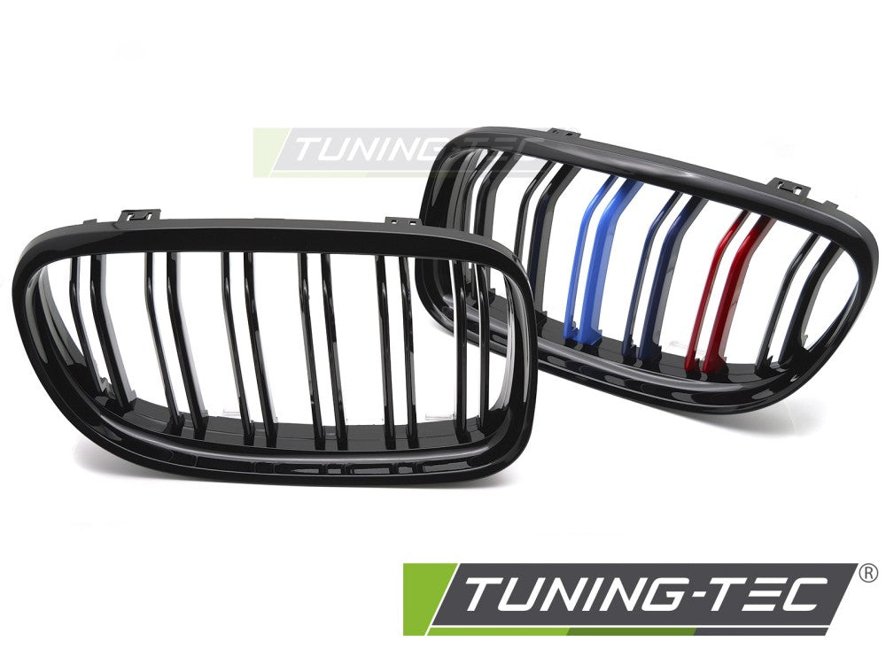 Griglia Sportiva Nera Lucida Doppia Barra per BMW Serie 3 (E90 / E91 Facelift) 2009-2011
