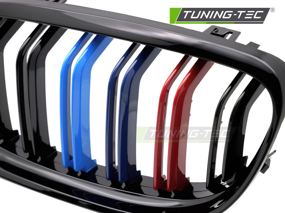 Griglia Sportiva Nera Lucida Doppia Barra per BMW Serie 3 (E90 / E91 Facelift) 2009-2011