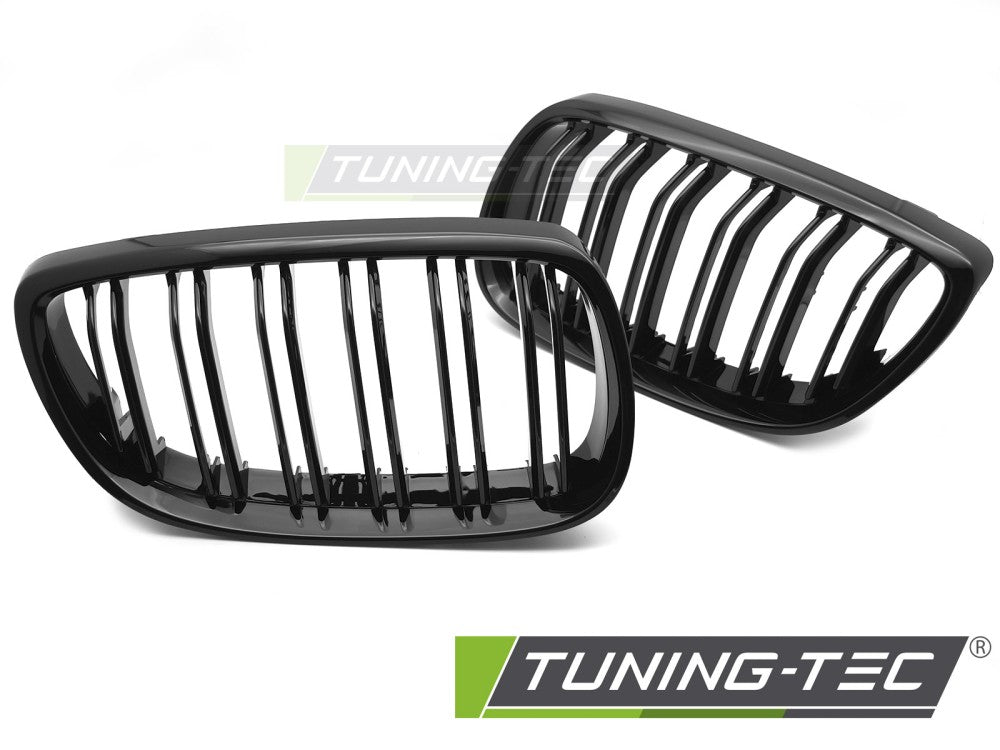 Griglia Sportiva Nera Lucida Doppia Barra per BMW Serie 3 (E92 / E93) 2006-2010