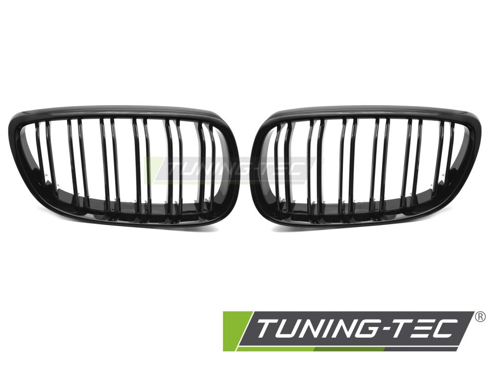 Griglia Sportiva Nera Lucida Doppia Barra per BMW Serie 3 (E92 / E93) 2006-2010