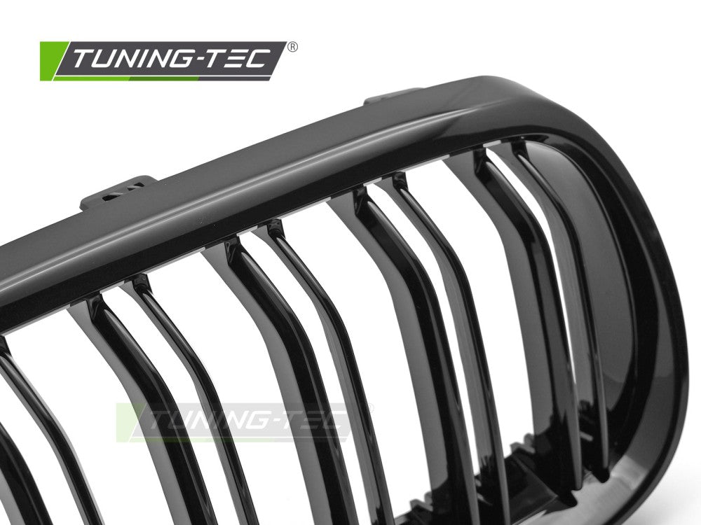 Griglia Sportiva Nera Lucida Doppia Barra per BMW Serie 3 (E92 / E93) 2006-2010