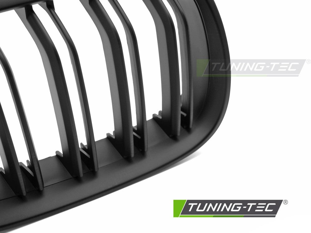 Griglia Doppia Barra Nera Opaca per BMW Serie 3 (E92 / E93) 2006-2010 Coupé, Cabrio