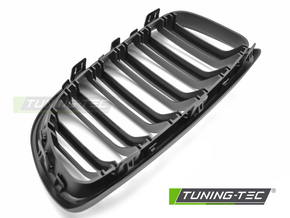 Griglia Doppia Barra Nera Opaca per BMW Serie 3 (E92 / E93) 2006-2010 Coupé, Cabrio