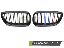 Griglia Doppia Barra Nera Lucida per BMW Serie 3 E92 Coupé 2006-2010, E93 Cabrio 2007-2010 – cod. GRBMI5