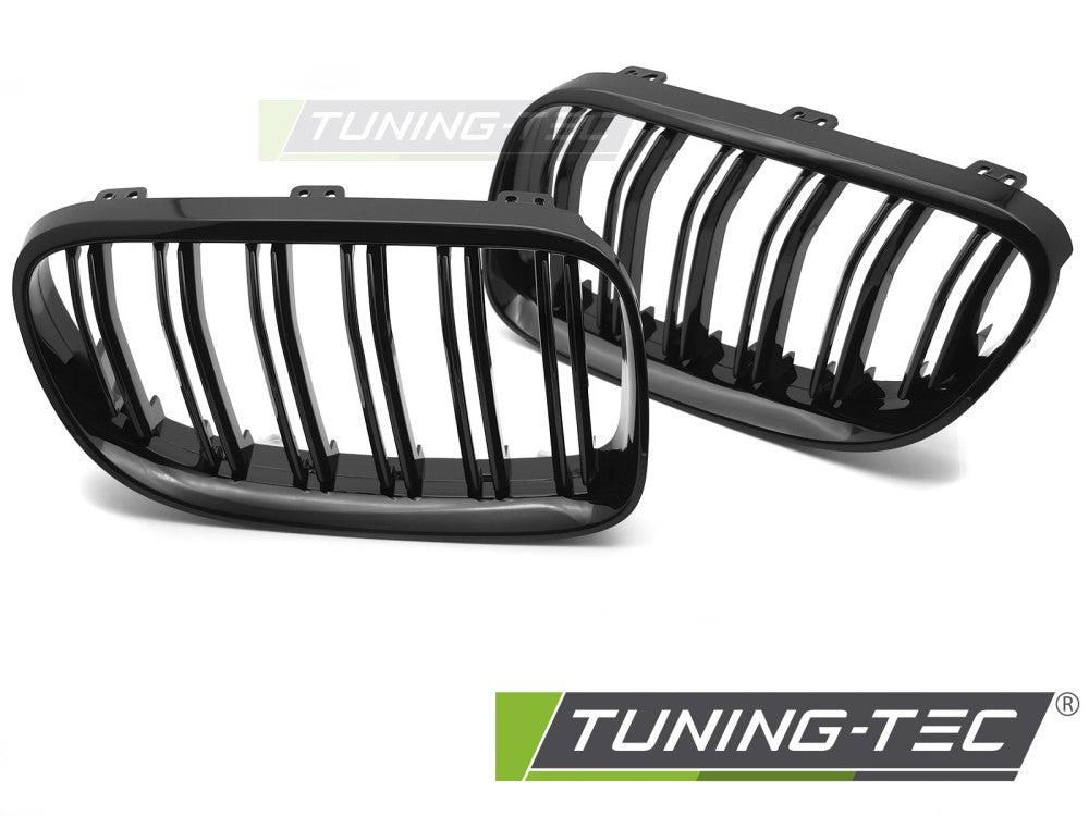 Griglia Sportiva Nera Lucida Doppia Barra per BMW Serie 3 (E92 / E93 Facelift) 2010-2013