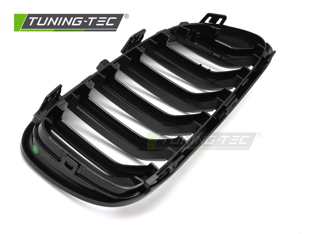 Griglia Sportiva Nera Lucida Doppia Barra per BMW Serie 3 (E92 / E93 Facelift) 2010-2013
