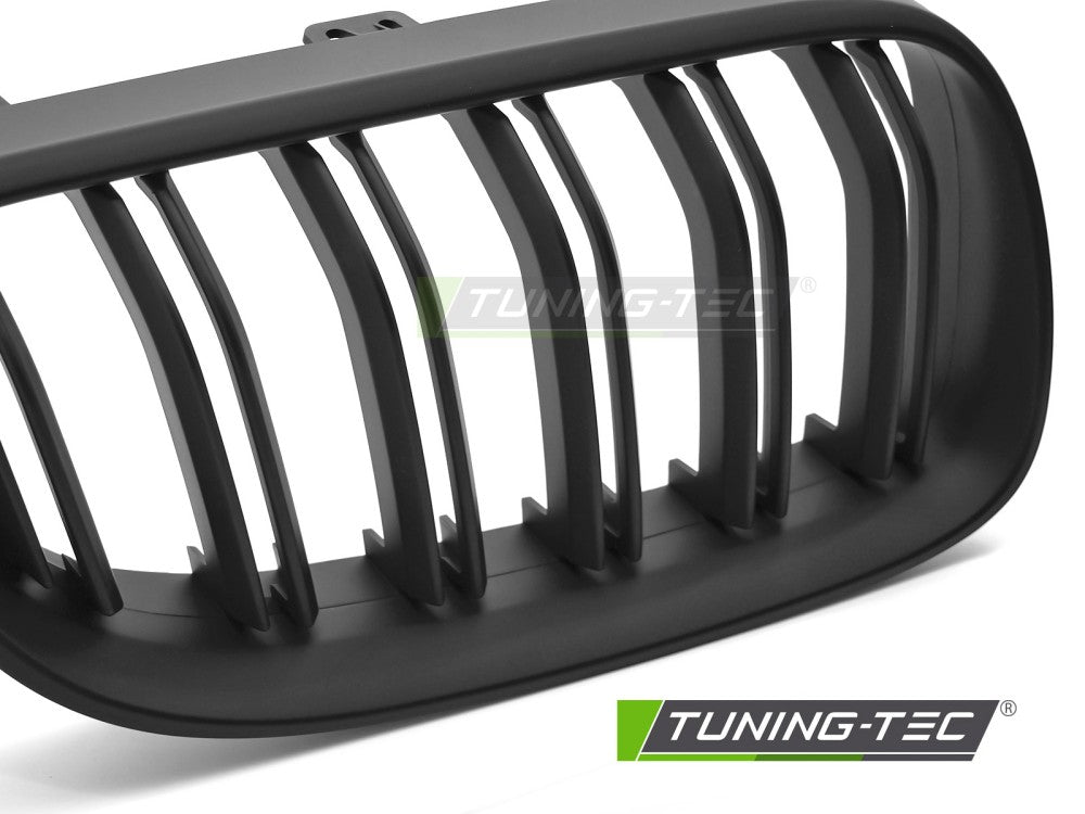 Griglia Doppia Barra Nera Opaca per BMW Serie 3 (E92 / E93 Facelift) 2010-2013 Coupé, Cabrio