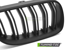 Carica l'immagine nel visualizzatore di Gallery, Griglia Doppia Barra Nera Opaca per BMW Serie 3 (E92 / E93 Facelift) 2010-2013 Coupé, Cabrio