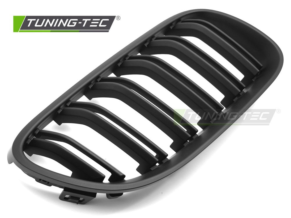 Griglia Doppia Barra Nera Opaca per BMW Serie 3 (E92 / E93 Facelift) 2010-2013 Coupé, Cabrio