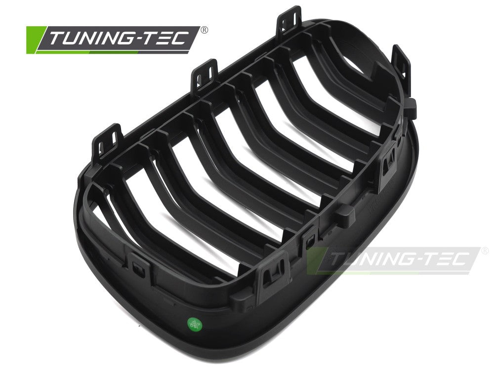 Griglia Doppia Barra Nera Opaca per BMW Serie 3 (E92 / E93 Facelift) 2010-2013 Coupé, Cabrio