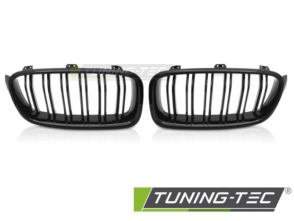 Griglia Sportiva Nera Lucida Doppia Barra per BMW Serie 3 (F30 / F31) 2011-2018