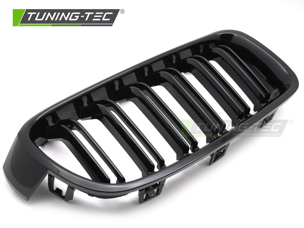 Griglia Sportiva Nera Lucida Doppia Barra per BMW Serie 3 (F30 / F31) 2011-2018