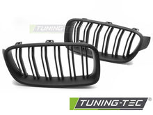 Carica l'immagine nel visualizzatore di Gallery, Griglia Sportiva Nera Opaca Doppia Barra per BMW Serie 3 (F30 / F31) 2011-2018