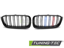 Carica l'immagine nel visualizzatore di Gallery, Griglia Sportiva Nera Lucida Doppia Barra per BMW Serie 3 (F30 / F31) 2011-2018