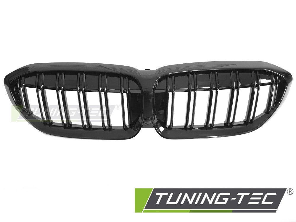 Griglia Sportiva Nera Lucida Doppia Barra per BMW Serie 3 (G20 / G21) 2019-2022