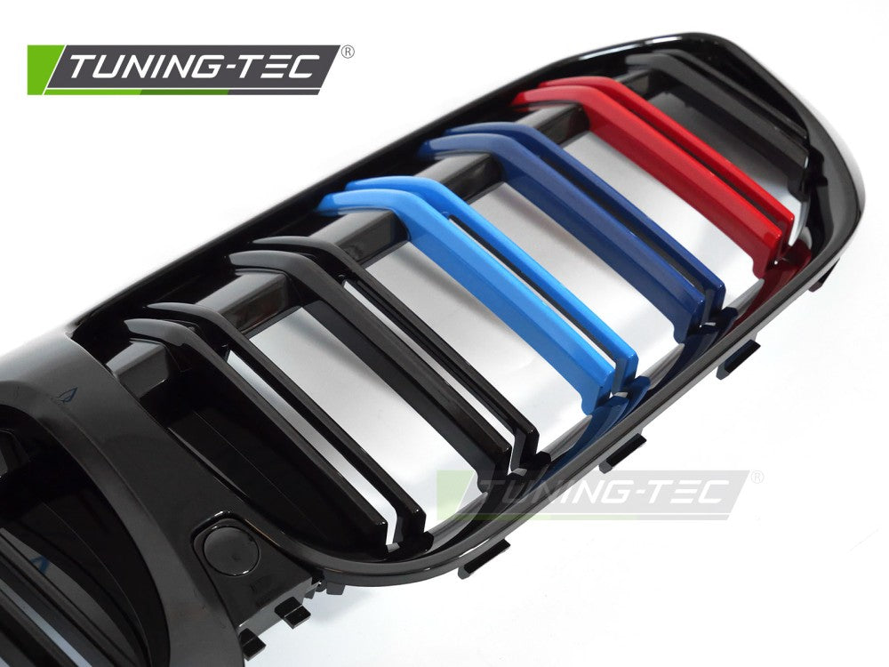 Griglia Sportiva Nera Lucida Doppia Barra per BMW Serie 3 (G20 / G21) 2019-2022