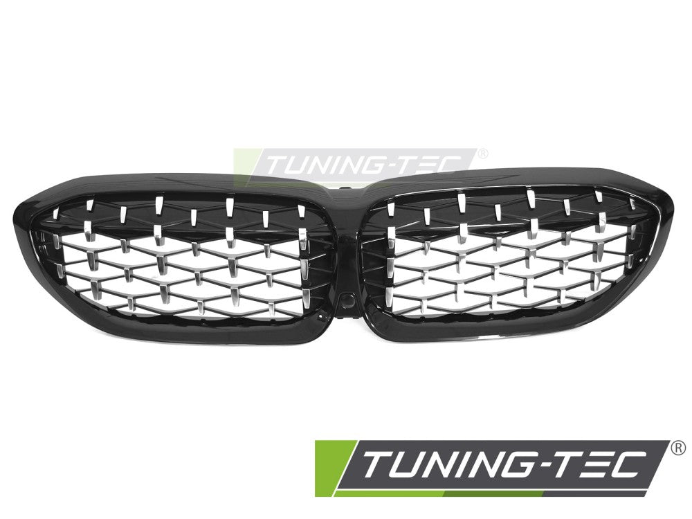 Griglia Sportiva Nera Cromata per BMW Serie 3 (G20 / G21) 2019-2022