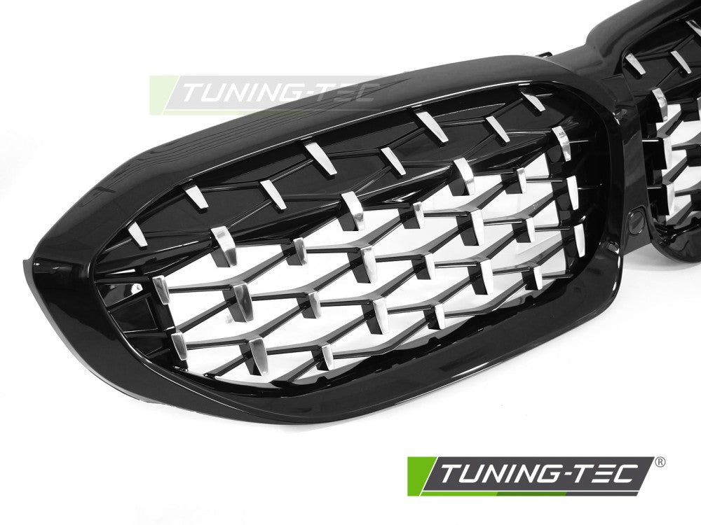 Griglia Sportiva Nera Cromata per BMW Serie 3 (G20 / G21) 2019-2022