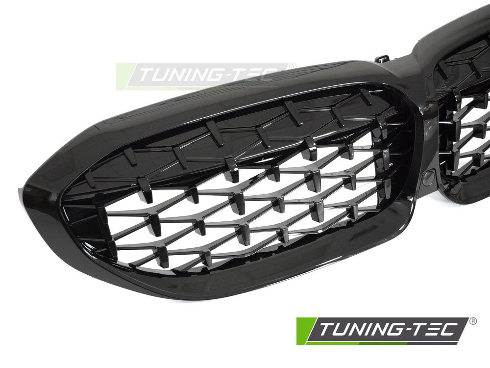 Griglia Nera per BMW Serie 3 (G20 / G21) 2019-2022 Berlina, Station Wagon