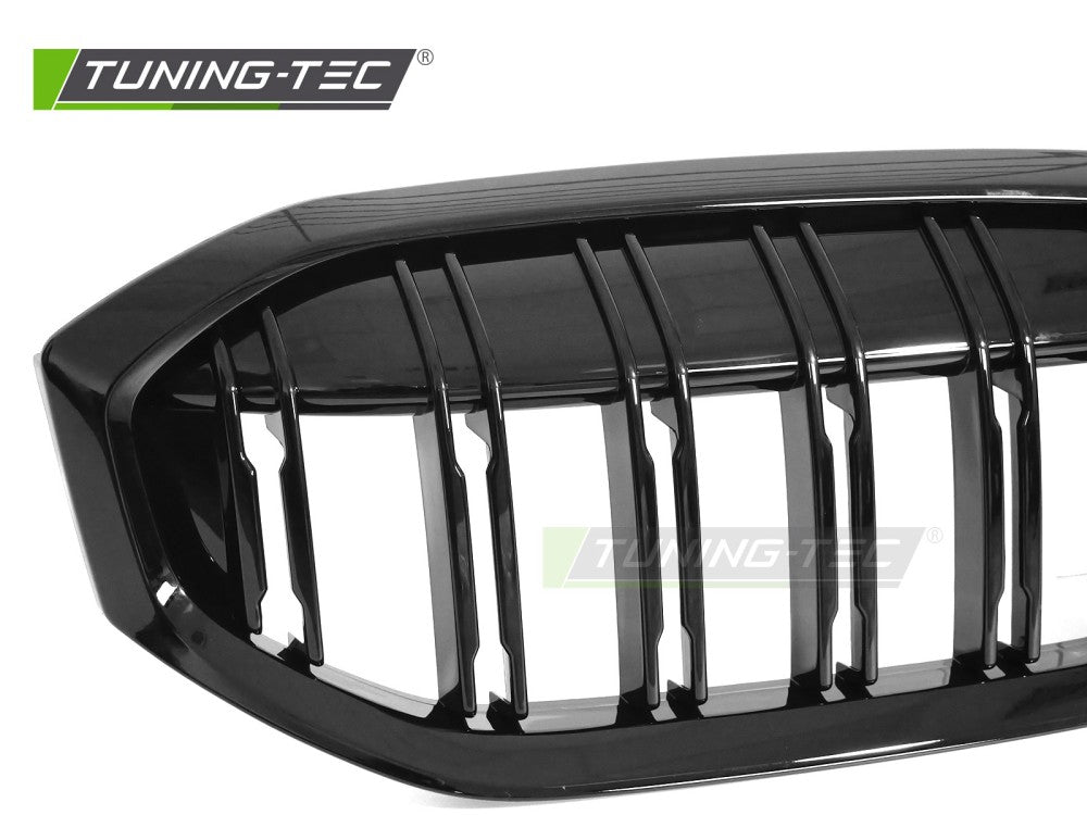 Griglia Sportiva Nera Lucida Doppia Barra per BMW Serie 3 (G20 / G21 Facelift) 2022-2026