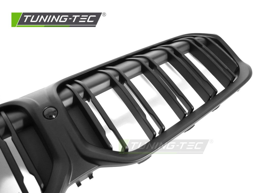 Griglia Doppia Barra Nera Opaca per BMW Serie 3 (G20 / G21 Facelift) 2022-2026 Berlina, Station Wagon