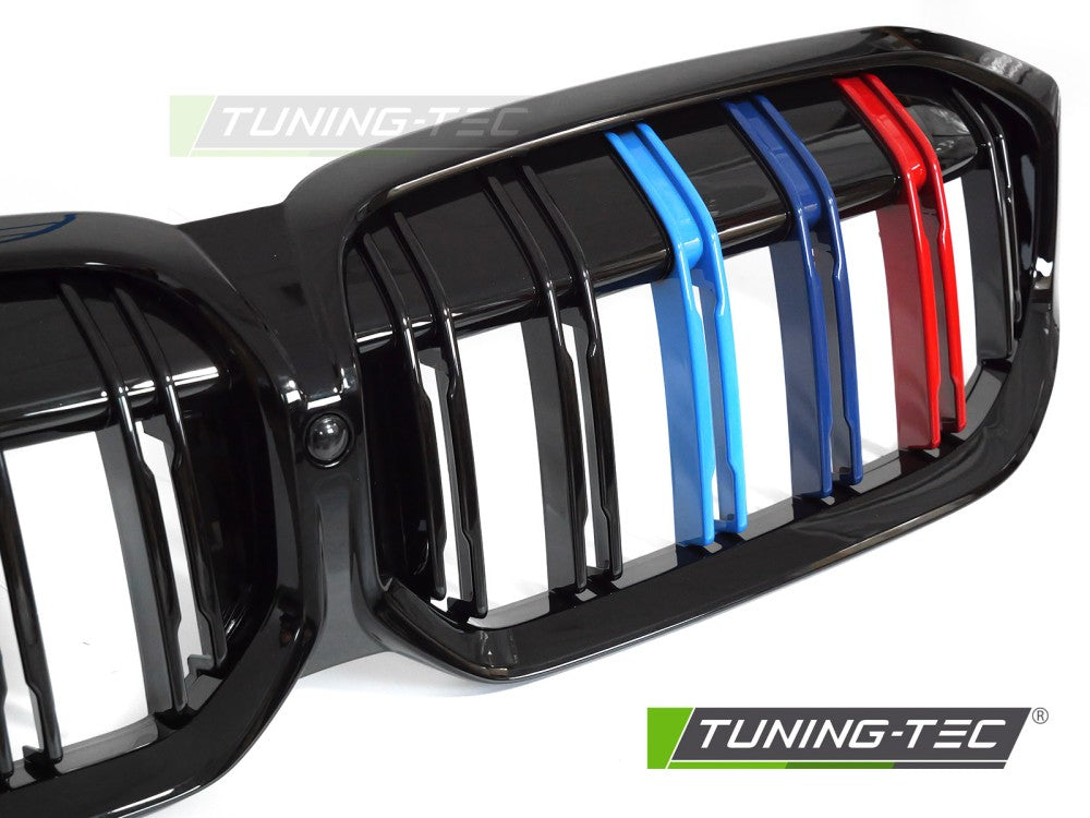 Griglia Sportiva Nera Lucida Doppia Barra per BMW Serie 3 (G20 / G21 Facelift) 2022-2026