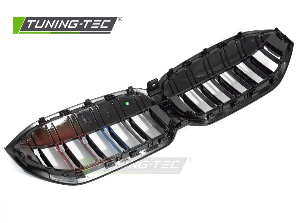 Griglia Sportiva Nera Lucida Doppia Barra per BMW Serie 3 (G20 / G21 Facelift) 2022-2026