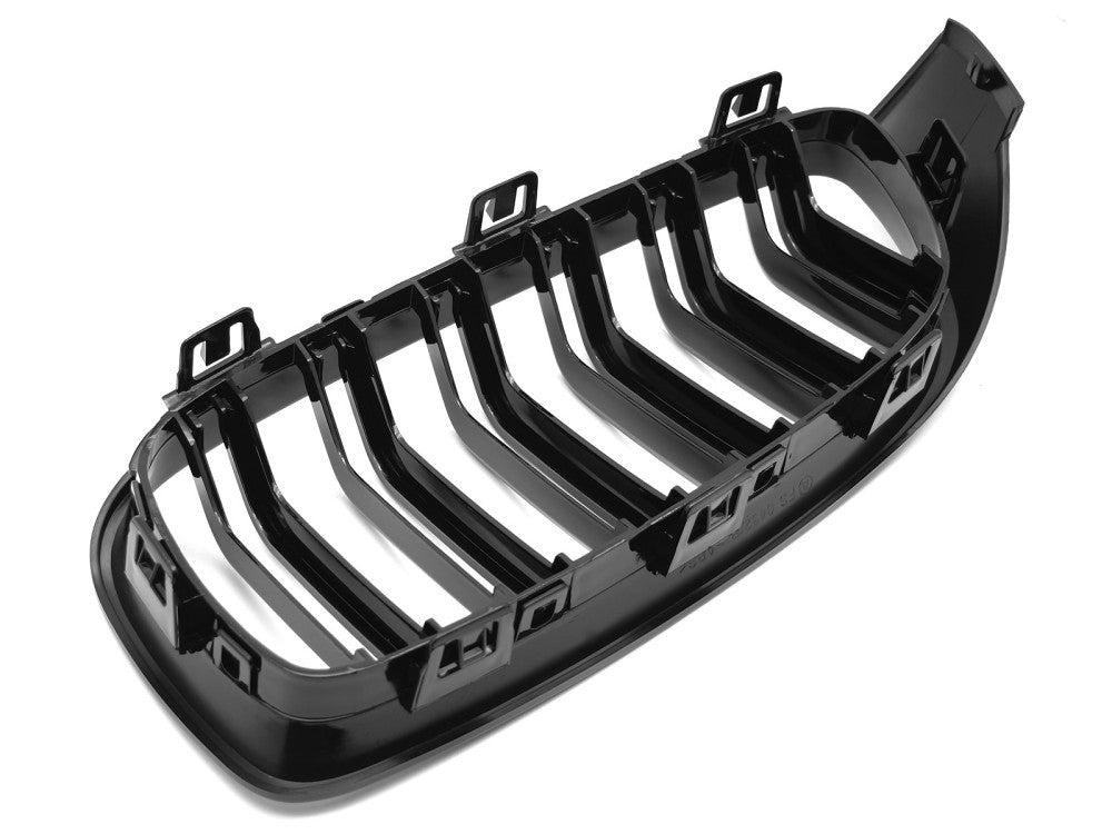 Griglia Sportiva Nera Lucida Doppia Barra per BMW Serie 4 (F32) 2013-2020