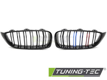Load image into Gallery viewer, Griglia Sportiva Nera Lucida Doppia Barra per BMW Serie 4 (F32) 2013-2020