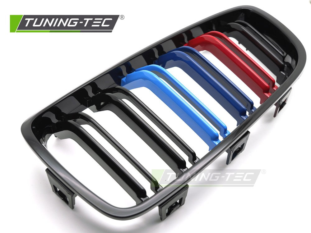 Griglia Sportiva Nera Lucida Doppia Barra per BMW Serie 4 (F32) 2013-2020