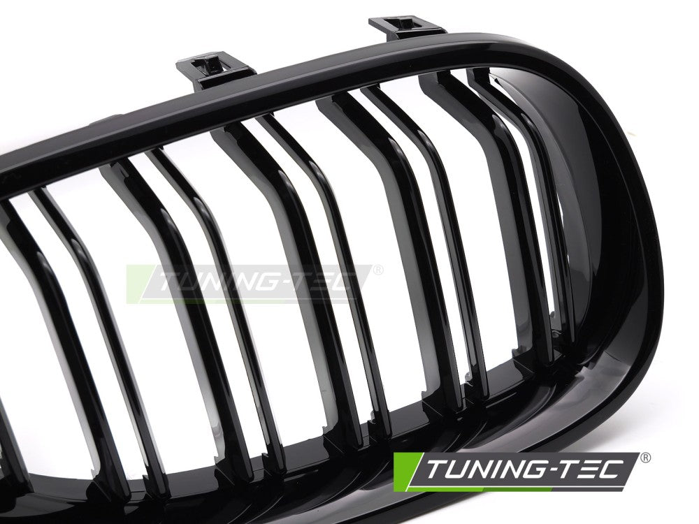 Griglia Sportiva Nera Lucida Doppia Barra per BMW Serie 5 (E60 / E61) 2003-2010